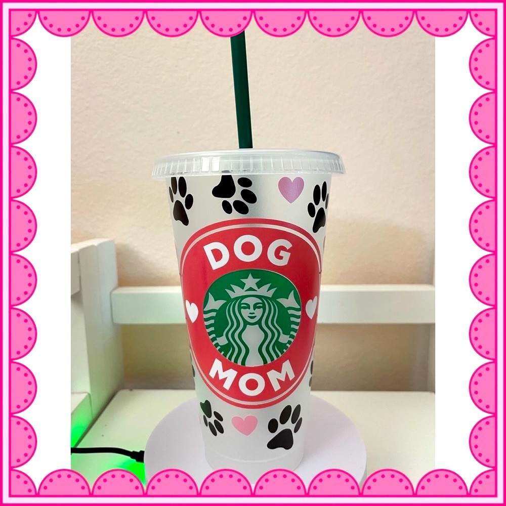 Dog Mom 24oz Cold Cup